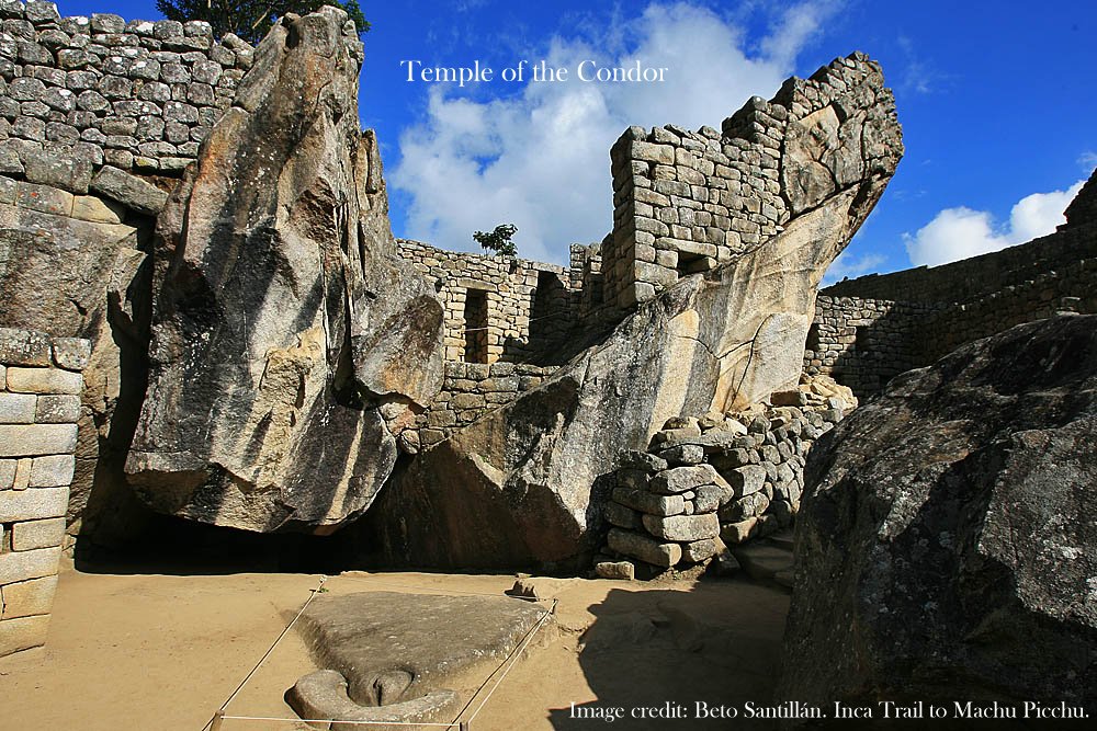 Unique Temple Of The Condor In Machu Picchu: 3D Spectacular Inca