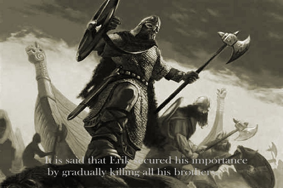 Famous Viking Warrior Eric "Bloodaxe" Haraldsson King Of Norway