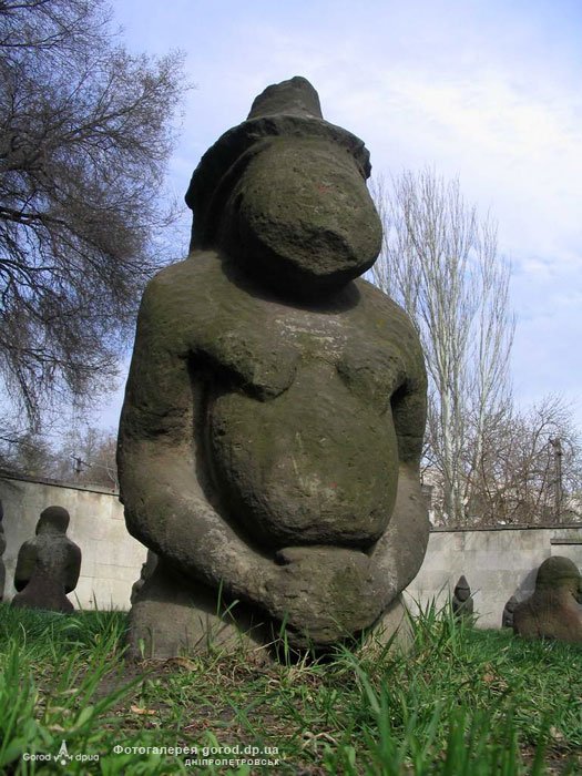 Striking Ancient Stone Idols The Polovtsian Statues Of