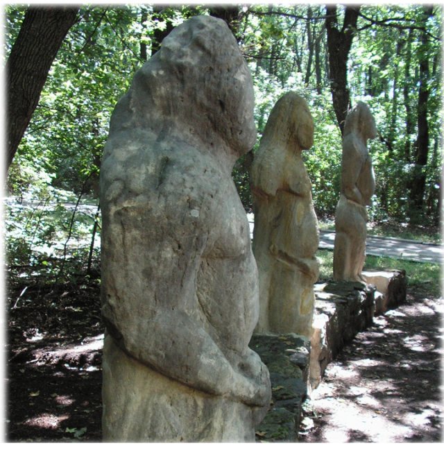 Striking Ancient Stone Idols The Polovtsian Statues Of