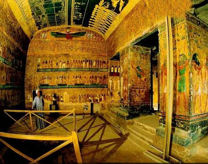 Interior for the tomb of Seti I