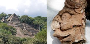 Una excepcional colección de máscaras de estuco se conserva en la zona arqueológica de Toniná, Chiapas