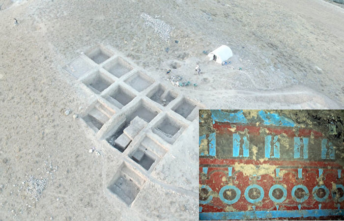Primeiro olhar para misteriosos afrescos subterrâneos de 2.700 anos escondidos dentro de uma estrutura Urartu