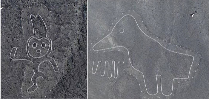 168 geoglifos desconhecidos descobertos no deserto de Nazca por drones