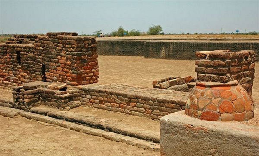 Ancient port Lothal, India