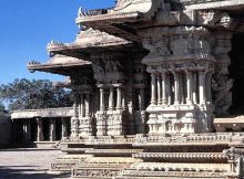 Vijaynagara, now-ruined capital city situated around the Hampi, ruins are now a World Heritage Site.