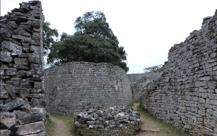 The Great Zimbabwe is a ruined city in the southeastern hills of Zimbabwe. It was built between the 11th & 14th centuries. It is recognized by UNESCO as a World Heritage Site. Credit: Mike from Vancouver, Canada