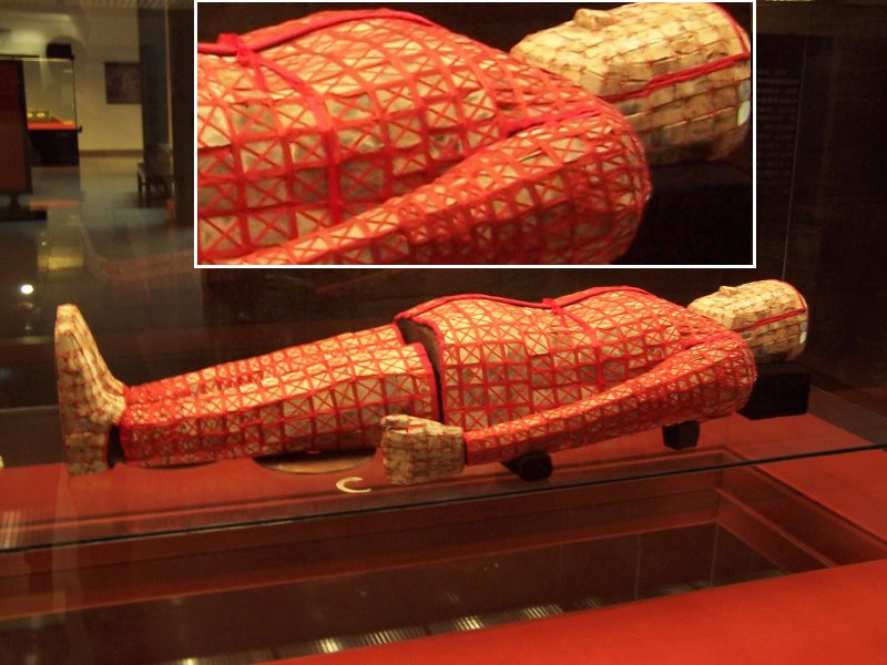 Jade burial suit at the Museum of the Mausoleum of the Nanyue King, in Guangzhou