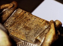 Sekhemka with a roll of papyrus