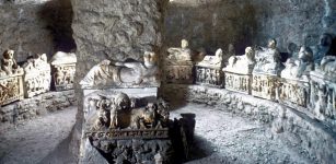 Inghirami tomb in Volterra, Italy