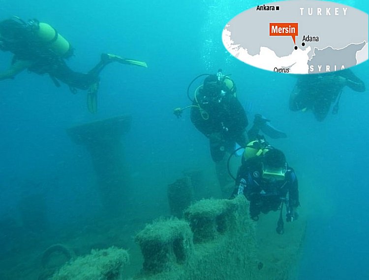 Mersin underwater discovery of sea route