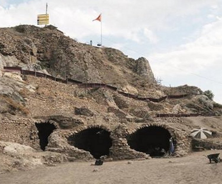 A secret tunnel leading to the Pervane Bath and a military shelter, discovered last year.