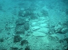 underwater Greek village