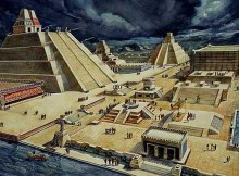 City ofTenochtitlan at the height of its glory and power