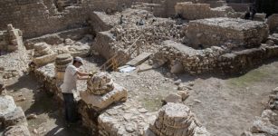 A general view of a digging site of the remains of a citadel used by the Greeks more then 2,000 years ago to control the Al Aqsa mosque, also known as the Temple Mount at the City of David near Jerusalem Old City on November 3, 2015. Photo Credit: Israel Antiquities Authority