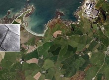 An new Roman era 'fortlet' has been found on Anglesey. Photo credits: Gwynedd Archeological Trust