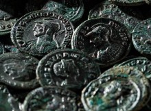A Swiss farmer has discovered on his cherry plantation spectacular treasure: more than 4,000 Roman coins, exceptionally well-preserved and with high silver content. Archaeologists are puzzled.