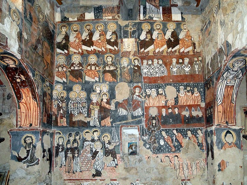 Frescos of the Last Judgment in the church of Deir Mar Musa al-Habashi or Monastery of Saint Moses the Abyssinian, Syria Credits: Bernard Gagnon