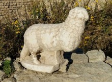 The marble statue discovered in Caesarea Copyright: Vered Sarig, The Caesarea Development Corporation