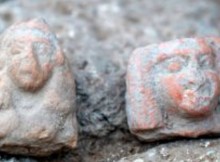 Female figurines dating to the Late Bronze Age. Photographic credit: Eran Gilvarg, courtesy of the Israel Antiquities Authority.