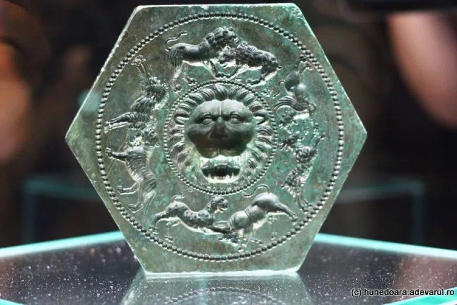 Unique 2,000-Year-Old Hexagonal-Shaped Bronze Matrix Of Sarmizegetusa Regia, Romania