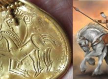 Discovered Gold Pendant Of Odin And His Horse Sleipnir Might Be Linked To The Heruli Tribe