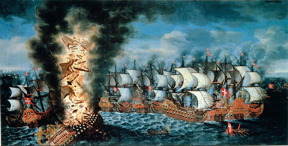 Battle of Öland. Claus Møinichen, 1 june 1676.