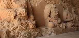 Ruins in a Buddhist Monastery, Jaulian, Taxila