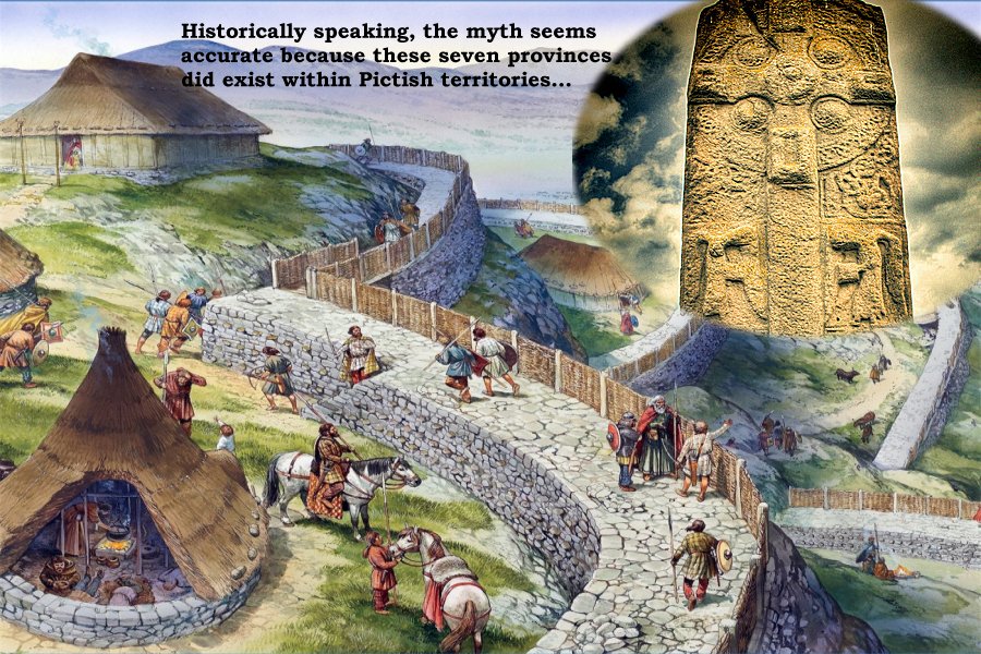 Cruithne Legendary King, His Seven Sons And The First Celtic Tribe