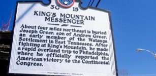 Tennessee Historical Commission marker honoring the "Kings Mountain Messenger," Joseph Greer (1754–1831).