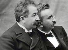 The Lumiére brothers - Auguste and Louis. Auguste (left) and Louis (right).