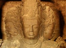 Ancient Complex Of Elephanta Caves In India