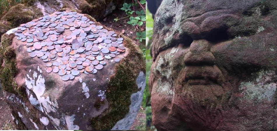 Dunino Den: Mysterious Ancient Site In Scotland With Enigmatic Faces And Symbols Carved In Rocks