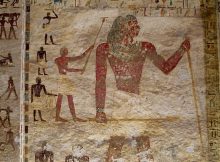 Representation of Khety in his tomb (tomb 17)