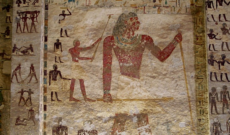 Representation of Khety in his tomb (tomb 17)