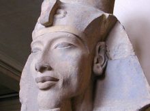 Statue of Akhenaten from the Aten temple at Karnak