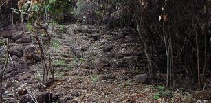 Ancient staircase in Phnom Kulen , Cambodia