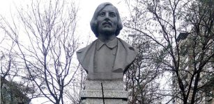 Bust of N.V. Gogol in Dnipro , Ukraine