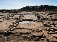 Excavation area of the ancient city of Mariana, under excavation