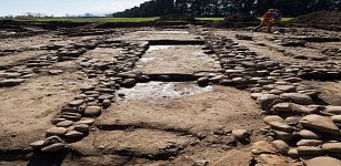 Excavation area of the ancient city of Mariana, under excavation