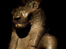 As the lion-headed goddess, the fearsome Sekhmet was destructive and dangerous in nature, which perfectly conforms to her name, which means “powerful” or “the female powerful one”.