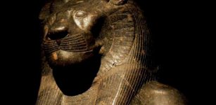 As the lion-headed goddess, the fearsome Sekhmet was destructive and dangerous in nature, which perfectly conforms to her name, which means “powerful” or “the female powerful one”.