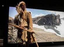 The hunter of Schnidi - a prehistoric model displayed at the Bern Historical Museum three years ago (KEYSTONE/Archäologischer Dienst Kanton Bern)