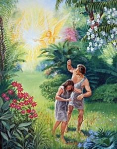 Adam and Eve thrown out of the Garden of Eden. - Ancient Pages