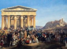 "The Entry of King Otto in Athens" by Peter von Hess,