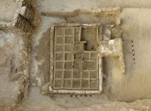 Funerary garden, was unearthed in an open courtyard at the entrance of a Middle Kingdom rock-cut tomb, Luxor, Egypt. Image: Credit: CSIC Communications