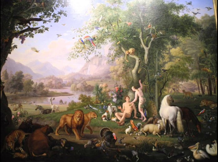 Garden Of Eden And Its Four Rivers