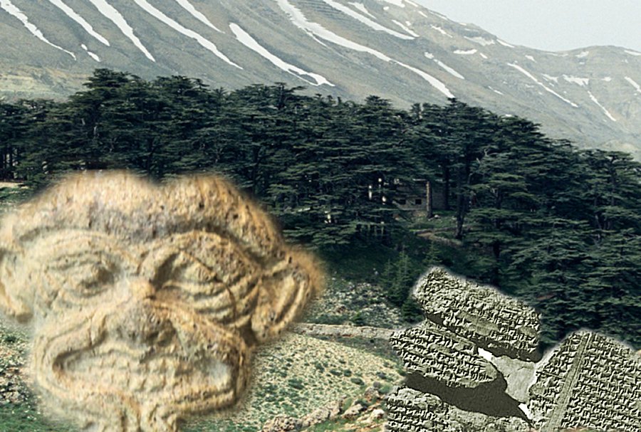 Giant monster Huwawa – guardian of the Cedar Forest