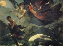 Justice & Divine Vengeance Pursuing Crime, by Pierre Paul Prud'hon (1759-1823), French Neoclassical painter