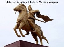 Statue of Raja Raja Chola I - Manimandapam He was one the greatest emperors of the Tamil Chola Empire of India